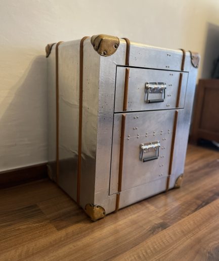 Impresionante AVIATION-STYLE vintage mesa diseño de Timothy Oulton