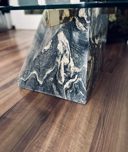 Mid-Century Modern Artedi Nero marble base