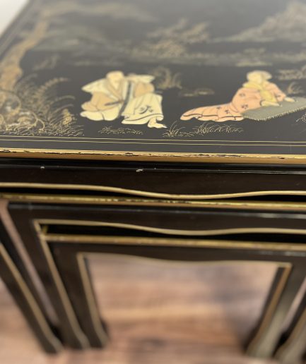 Precioso Conjunto / nido de mesitas estilo oriental